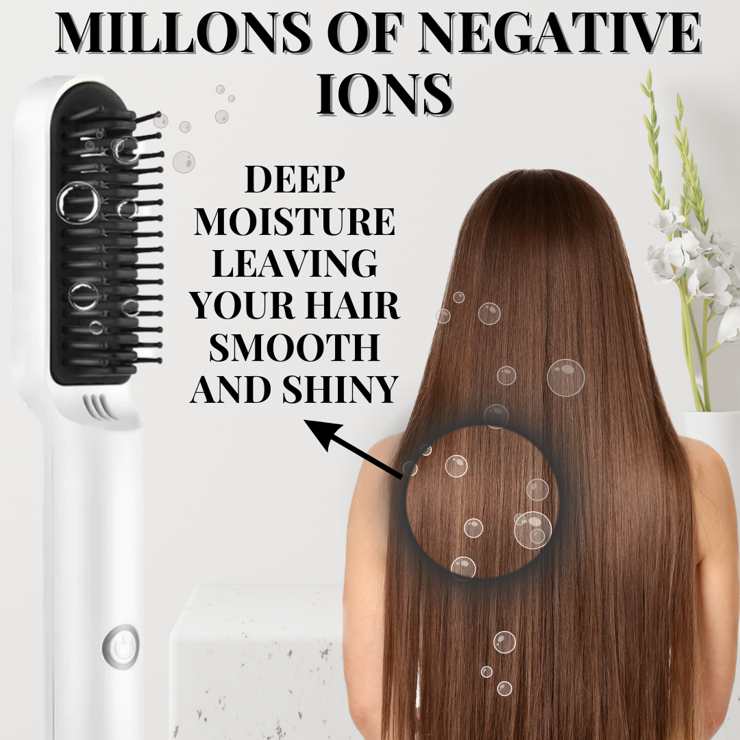 Cordless USB Hair Straightening Comb